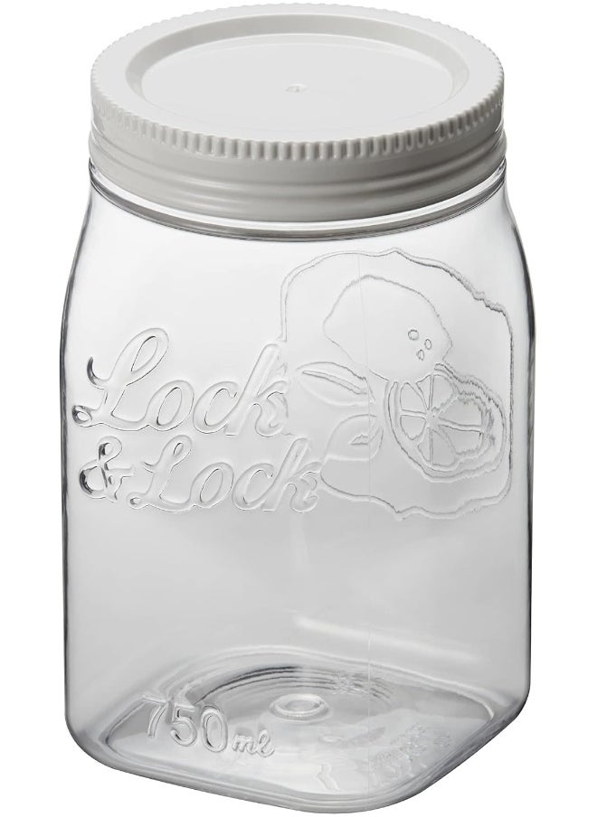 LOCK & LOCK Square Door Pocket Canister 750ml  - Image 2