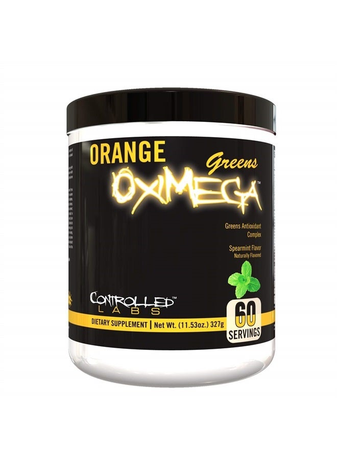 Controlled Labs Orange OxiMega Greens Spearmint -- 0.72 lb - Image 1