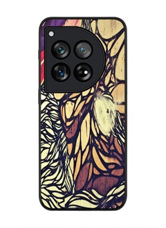Stylizedd Rugged Black Edge Case for OnePlus 12, Slim fit Soft Case Flexible Rubber Edges Anti Drop TPU Gel Thin Cover -  Wise Graffitti  - Image 1
