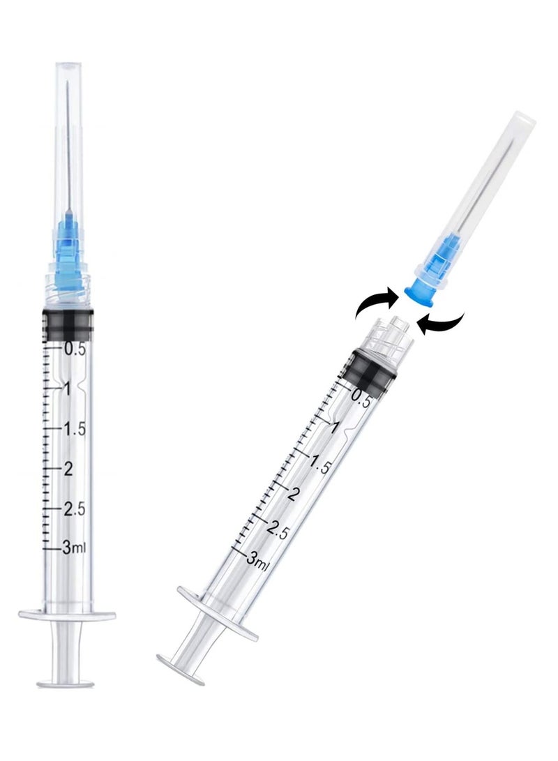 Medical Disposable Syringe 3ML With Needle Individually Sealed 5 Pieces - Image 2