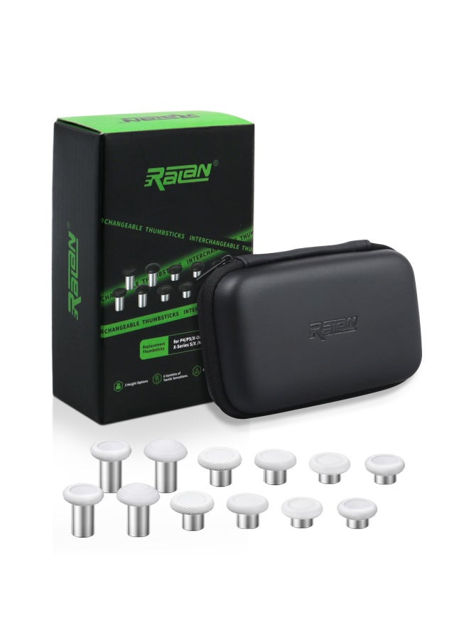 PS5/PS4 Special Handle Rocker Replacement Cap NS Pro/Xbox One Repair Accessories Rocker Cap Combination-Product Color:White - Image 1