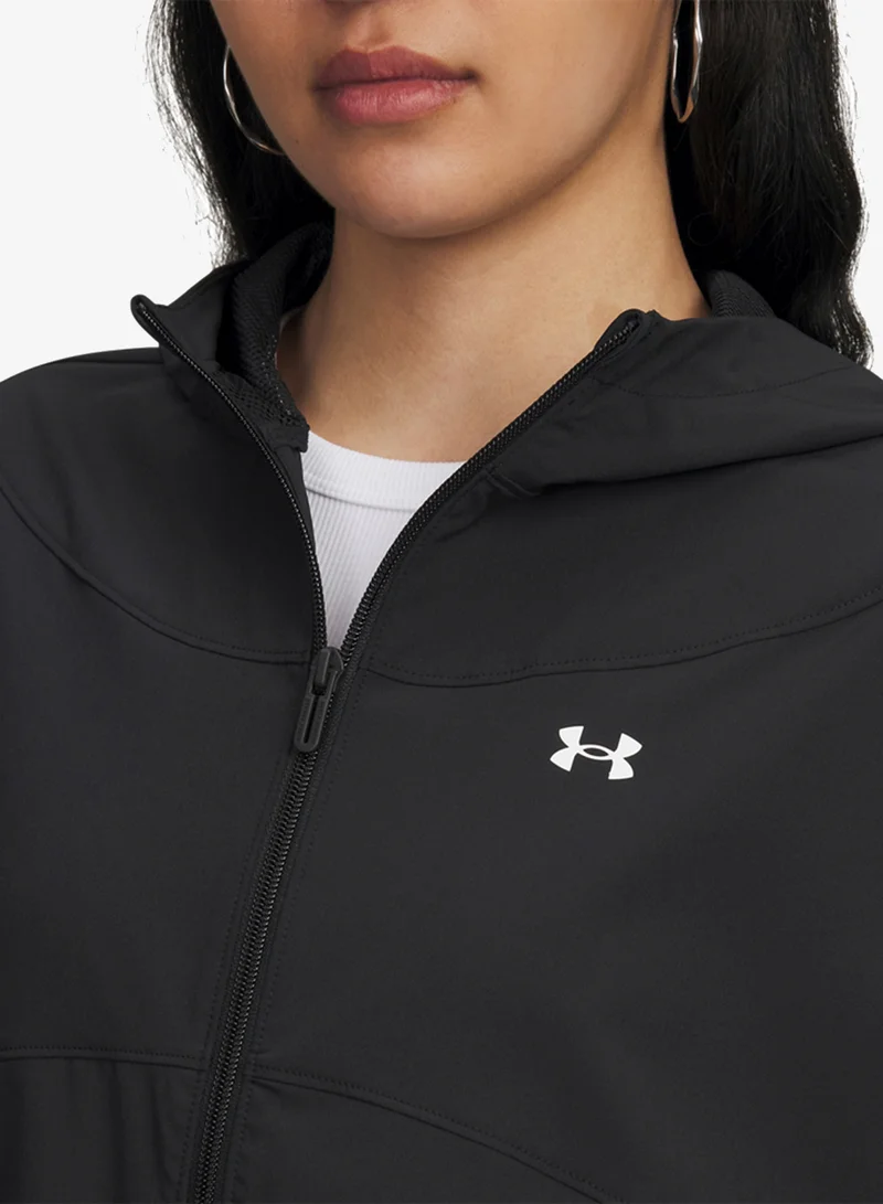 UNDER ARMOUR  Rival Woven Hooded Jacket for Women | Best Price UAE