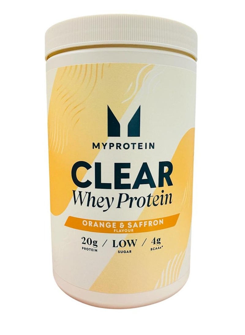 Myprotein My Protein Clear Whey Protein Orange Saffron Flavour 20 Servings 500 G - Image 2
