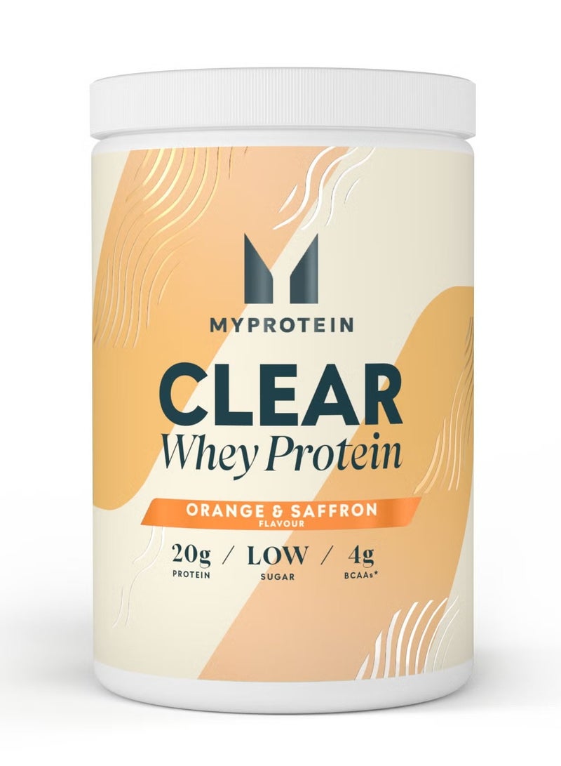 Myprotein My Protein Clear Whey Protein Orange Saffron Flavour 20 Servings 500 G - Image 1