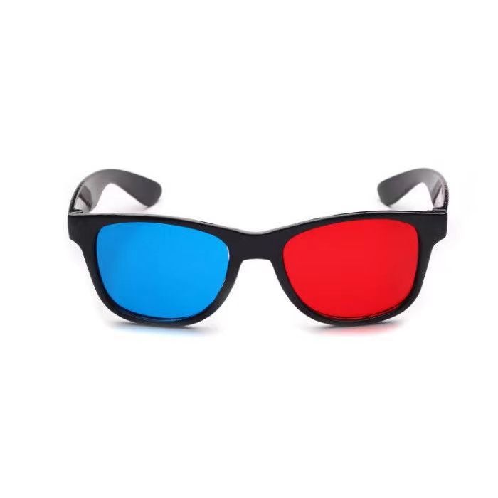 Red And Blue 3D Glasses For Watching Movies Polarization Imax Giant Screen Non-Flash Myopia Naked Eye 3D Metal Clip Polarization - Image 4