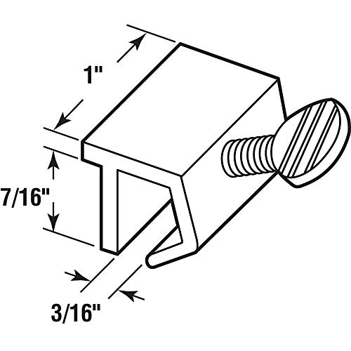Prime-Line U 9819 Aluminum, Sliding Window Security Lock (4 Pack) - Image 2