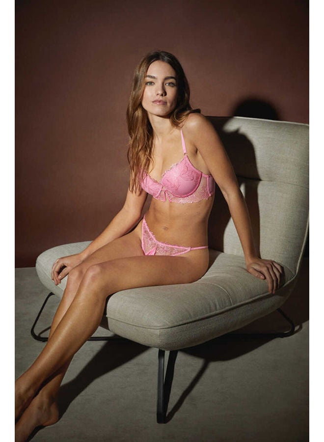 women'secret GORGEOUS embroidered tulle push-up bra - Image 1