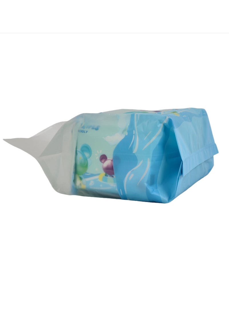 Midi Cosmos Marine Moisturizing Wet Wipes 8 Pieces*10 Packs  - Image 2