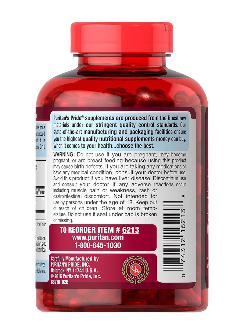 Puritan's Pride Red Yeast Rice 600 Mg 240 Count  - Image 4