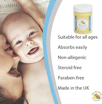 Ultra bee 100 Natural All in One Honey Balm Natural Moisturiser for Sensitive Face Body LipsTattoos 100ml - Image 3