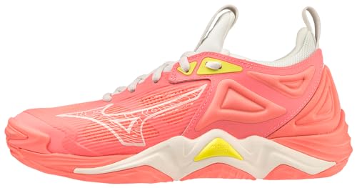 Mizuno Wave Momentum 3 Women's Volleyball Shoe, Candy Coral, 11.5 - Image 2