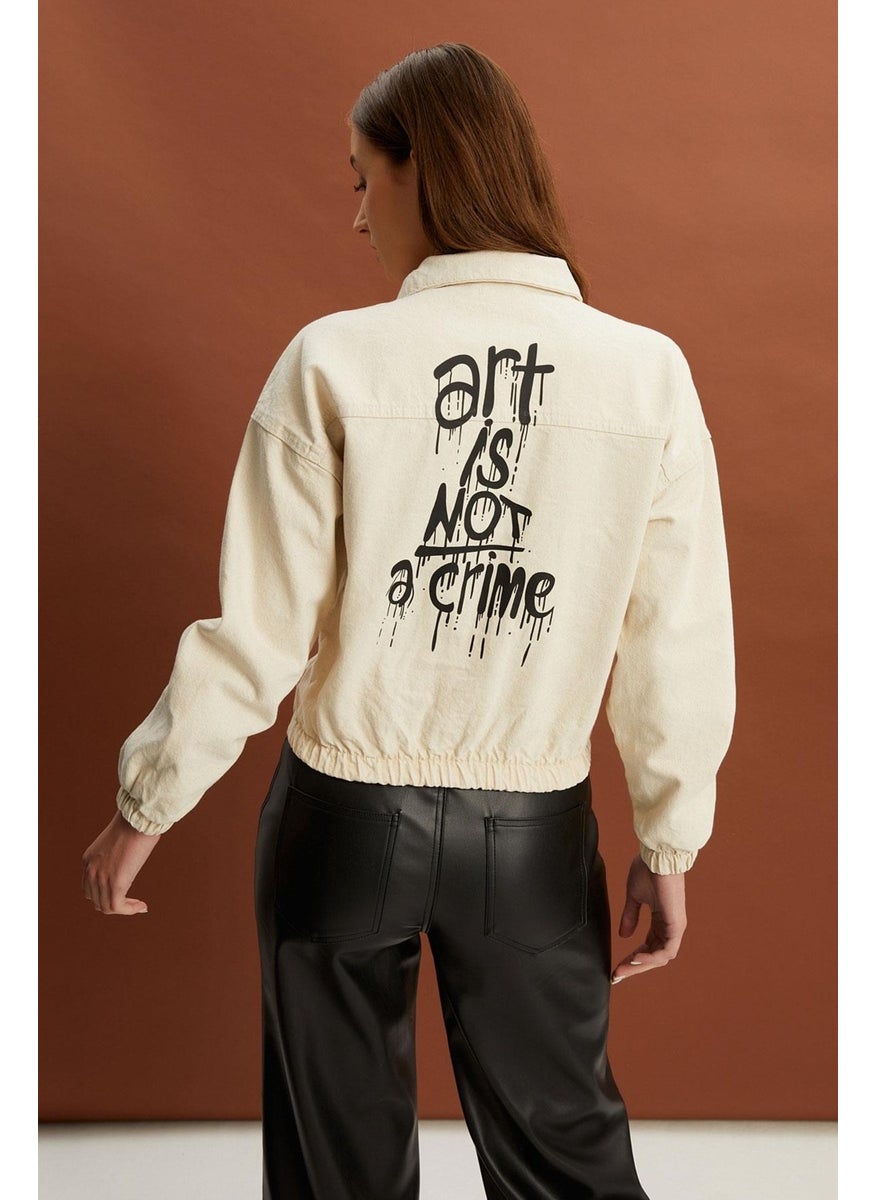 Alexander Gardi - Special Collection, Back Printed Denim Jacket (3004K) - Image 1