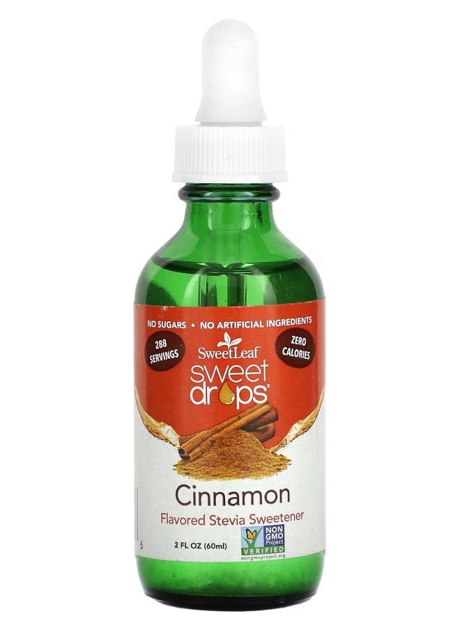 Wisdom natural SweetLeaf Sweet Drops Cinnamon 2 fl oz (60 ml) 
