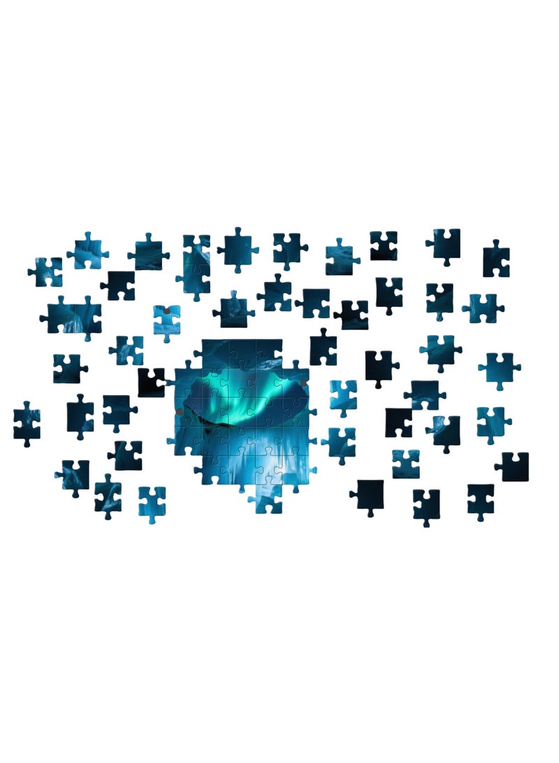 1000 Glacier Aurora Landscape Puzzles - Creative Design Patterns, Rich and Colorful Art Experience, Suitable for Adults and Children - Image 3