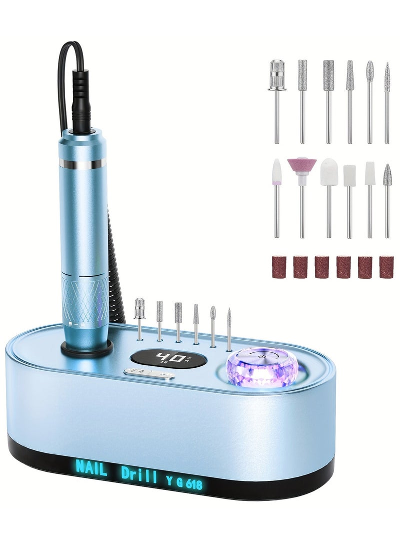 Electric Nail Drill Machine 40000RPM Professional Efile Nail Drill Kit - Image 3