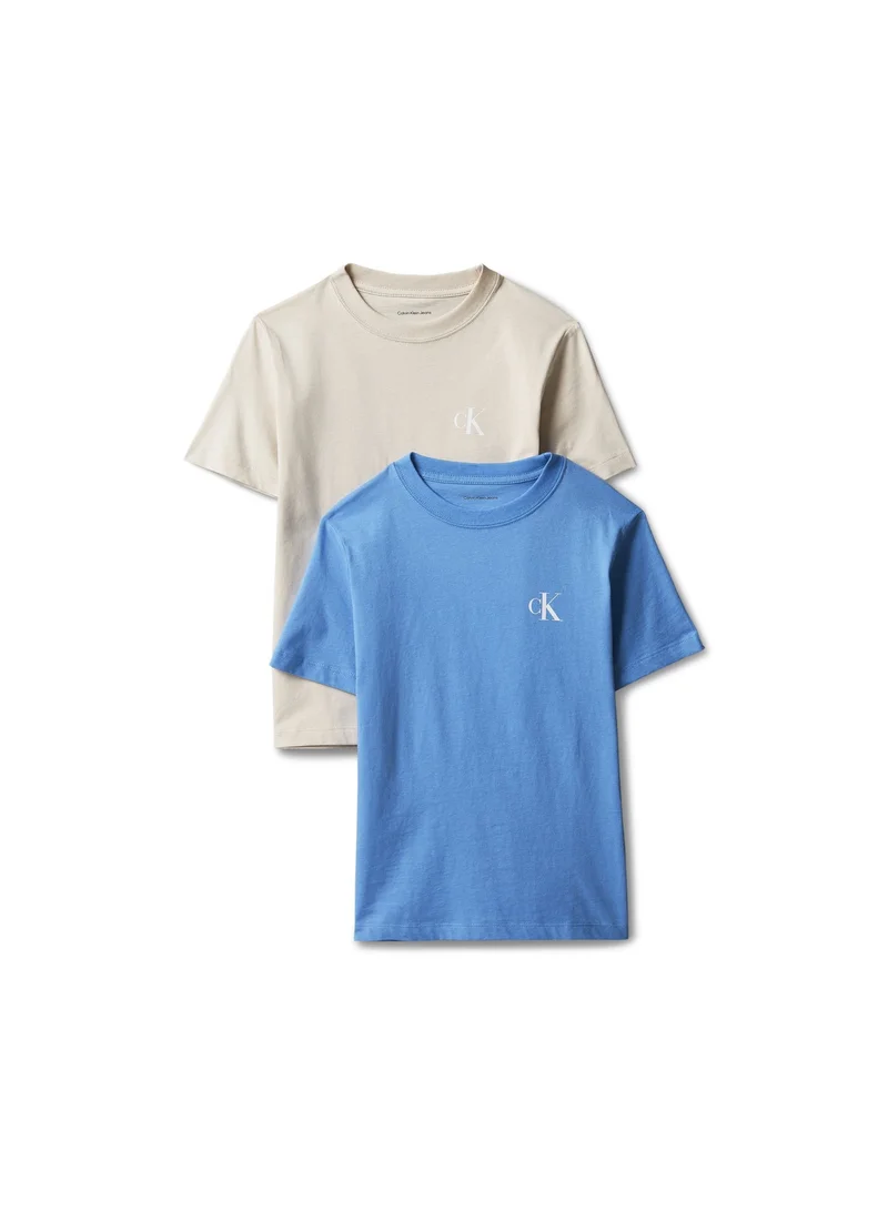 Calvin Klein Jeans  Kids Monogram 2 -Pack T-Shirt for Men | Best Price UAE