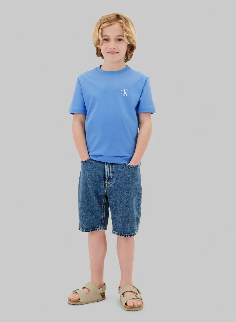 Calvin Klein Jeans  Kids Monogram 2 -Pack T-Shirt for Men | Best Price UAE