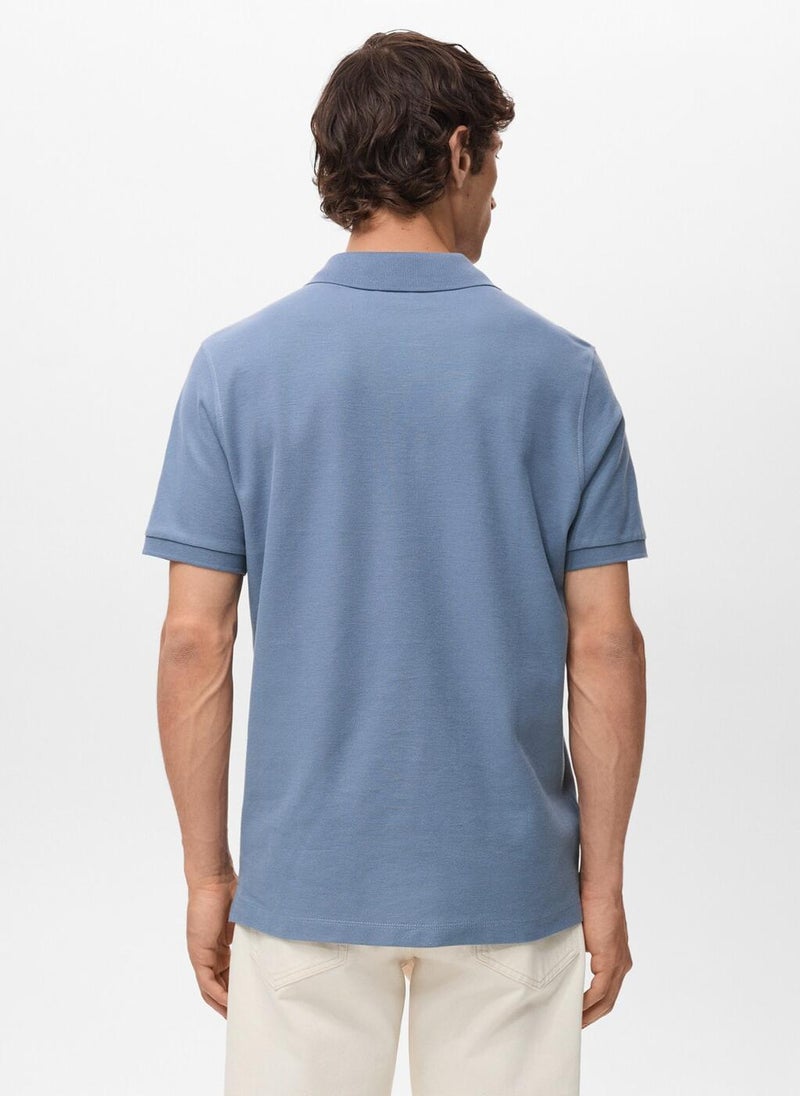 Mango Man Regular-Fit  Piqué Polo Shirt  - Image 2