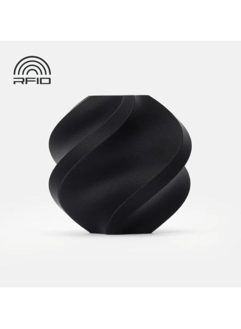 PLA Basic Black (with Spool), 1.75mm, 1KG Black