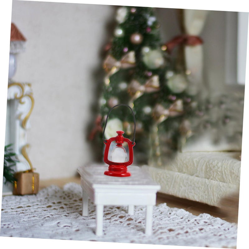 Vintage Miniature Kerosene Lamps Dollhouse Accessories With Realistic Details For DIY Scenes - Image 5