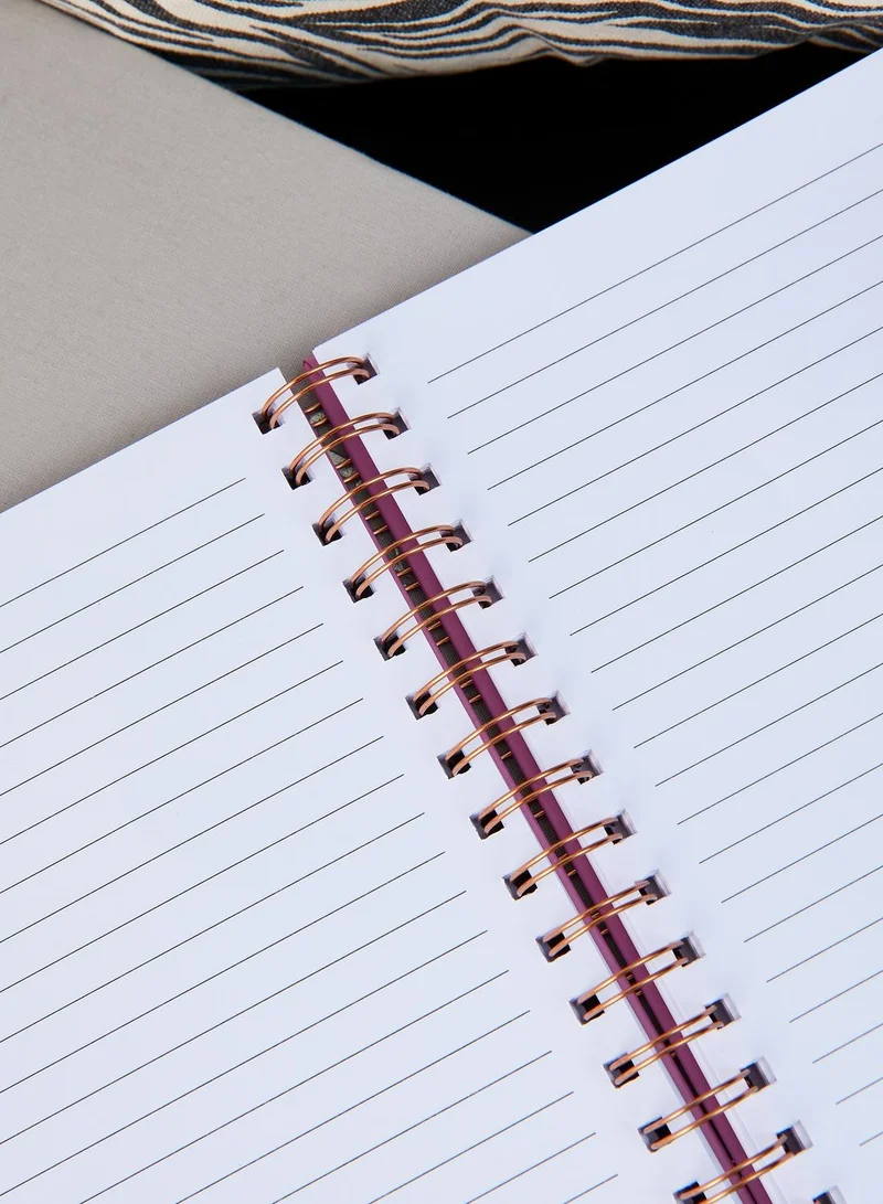 AURORA A5 Reversible English & Arabic Monogram Notebook - H