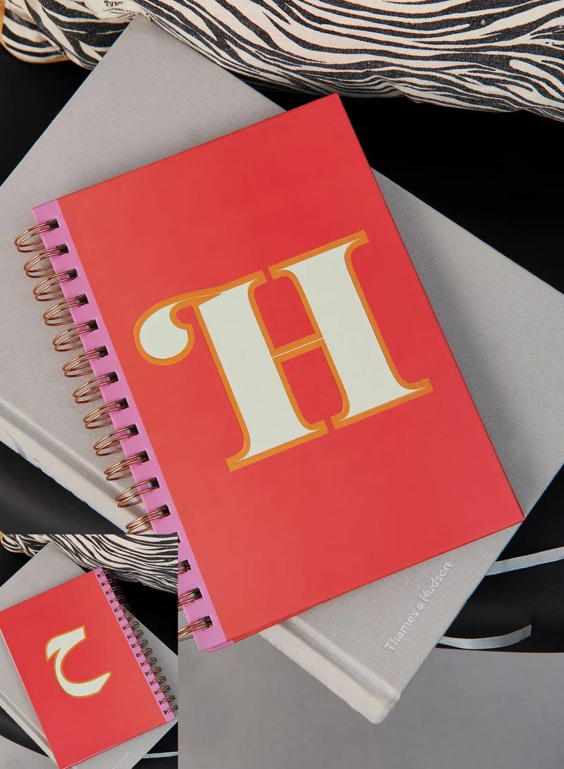 AURORA A5 Reversible English & Arabic Monogram Notebook - H