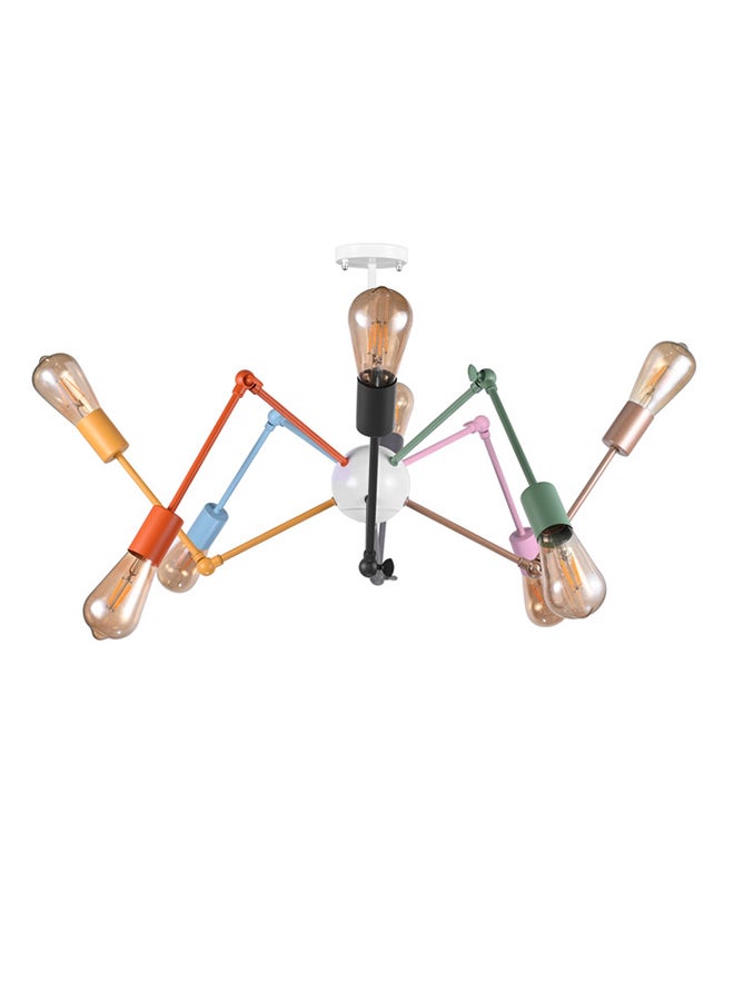 El Rawda Lighting Spider Ceiling Lamp | modern decorative LED E27 pendant light ceiling lamp hanging | suitable for any room | Color: Multicolor | Size: 60x70 cm