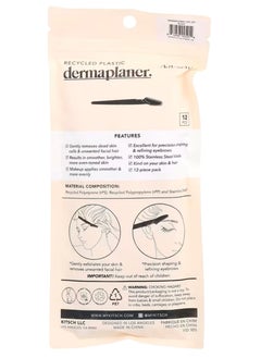 Kitsch Ketch, Pro, Derma Planer Blades, 12 Blades  - Image 2