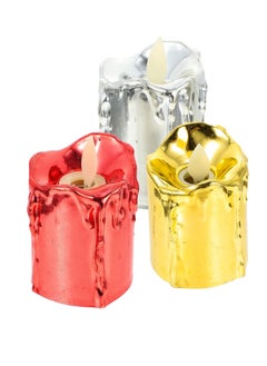Excefore Flameless LED Light Candles, Electronic Flickering Tea Candle Lights Decorative, Tea Candle Night Lamp for Home Wedding Birthday Party Holiday Decor Submersible Led Lights  - Image 1