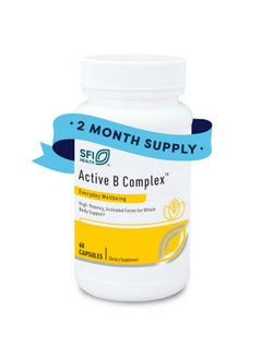 Klaire Labs Active B Complex - Energy & Mood Support B Vitamin Supplement with Metafolin Folate, Methylcobalamin B12, Biotin & VIT B6 - High Potency, Hypoallergenic B Vitamins (60 Capsules) - pzsku/Z8E2D83523860823D73F9Z/45/_/1739864276/07af5b7b-4a4d-4012-bff3-511773bb8b87