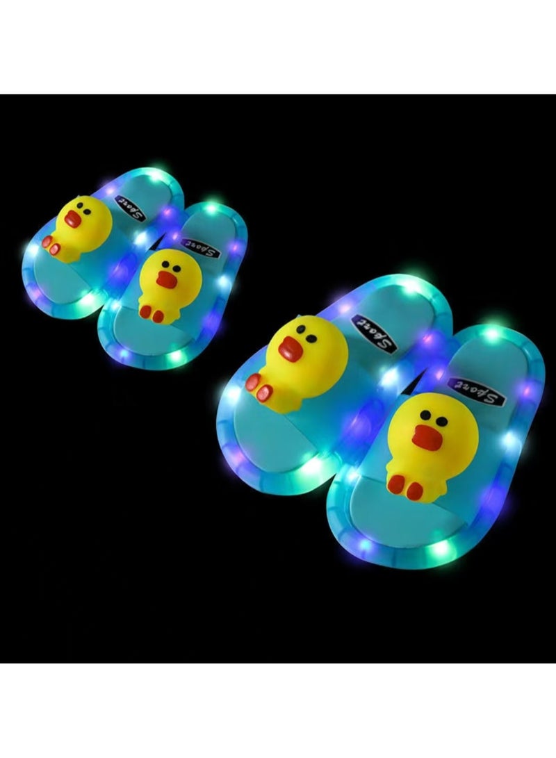Children's slippers with soft sole, anti slip and luminous sandals, boys' and girls' garden shoes  - Image 1