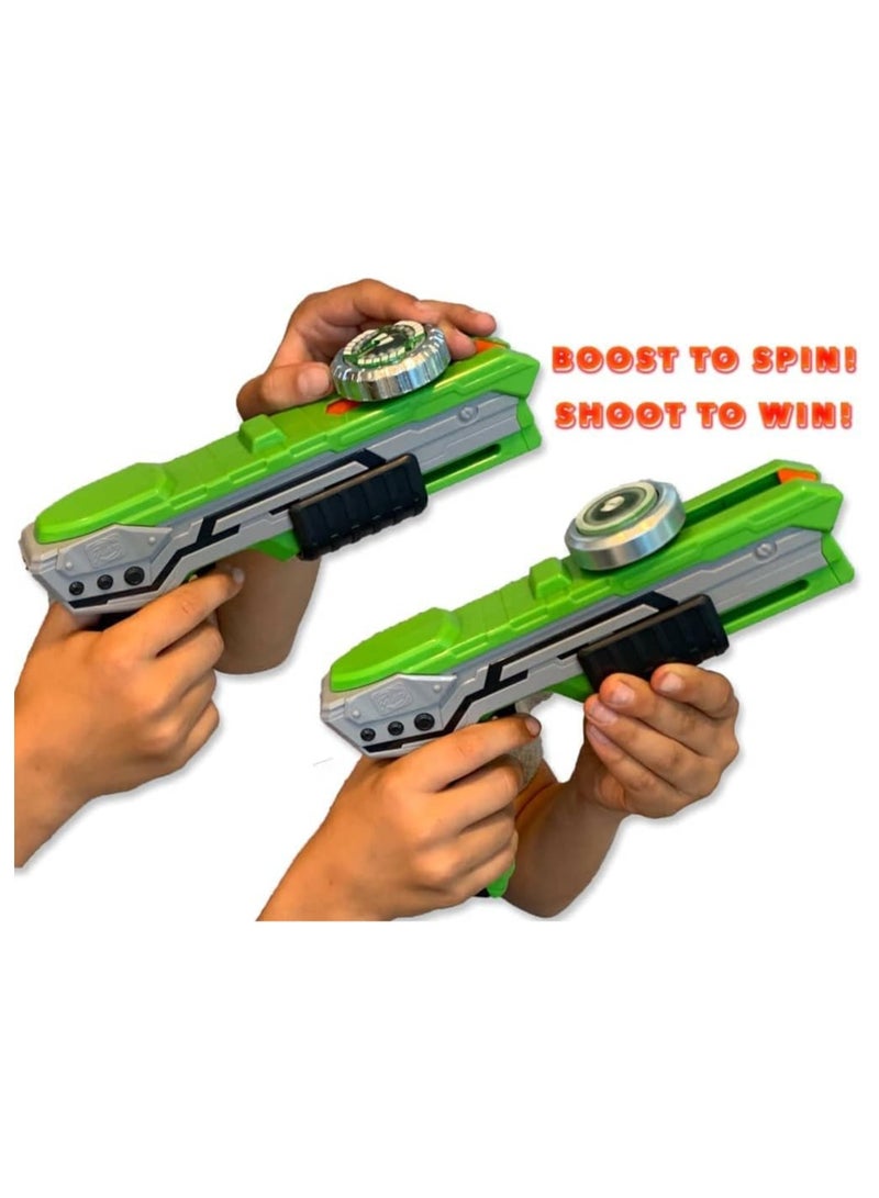 Spinner MAD Battle Pack by | 2 Blasters & 2 LED Spinning Tops | For Ages 5+  - Image 5