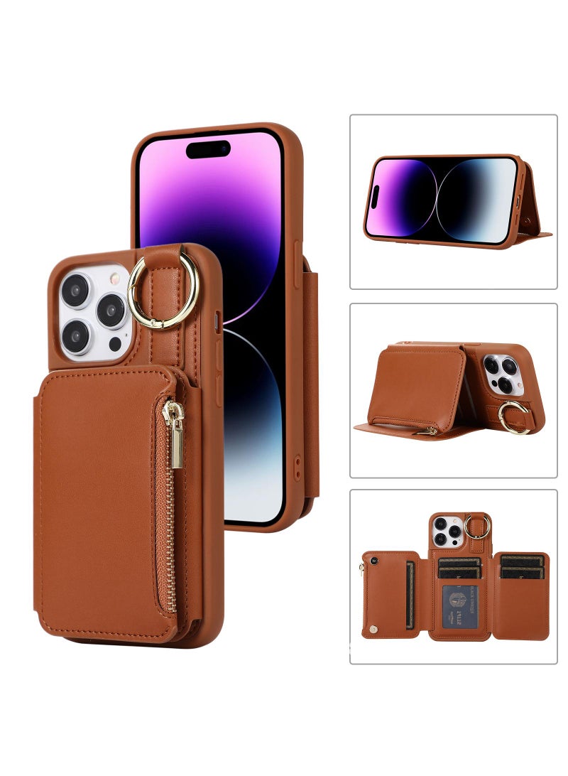 Y&D IPhone 15 Phone Case With Protective Case Lanyard Phone Case Leather Sticker Multi-Functional Phone Case Optional IPhone 15/IPhone 15 Pro/IPhone 15 Pro Max/IPhone 15 Plus - Image 1