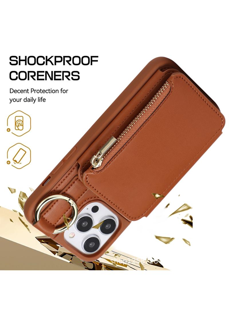 Y&D IPhone 15 Phone Case With Protective Case Lanyard Phone Case Leather Sticker Multi-Functional Phone Case Optional IPhone 15/IPhone 15 Pro/IPhone 15 Pro Max/IPhone 15 Plus - Image 5