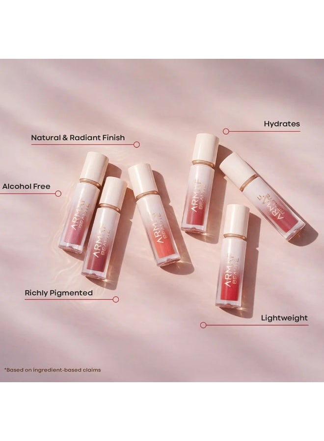 Armaf Beaute Jelly Pop Lip Tint Coral Glint, 3ml – Juicy Water-Gel Lip Stain for Natural Color – Lightweight, Long-Lasting & Hydrating Tint for Soft, Glossy Lips - Image 4