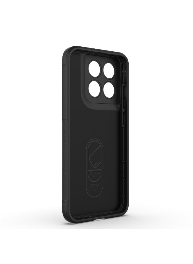 جراب Motorola Edge 70 Fusion بتصميم Magic Shield مقاوم للصدمات مع بطانة داخلية ناعمة وحماية قوية ضد السقوط - Image 4