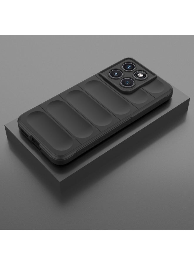 جراب Motorola Edge 70 Fusion بتصميم Magic Shield مقاوم للصدمات مع بطانة داخلية ناعمة وحماية قوية ضد السقوط - Image 2