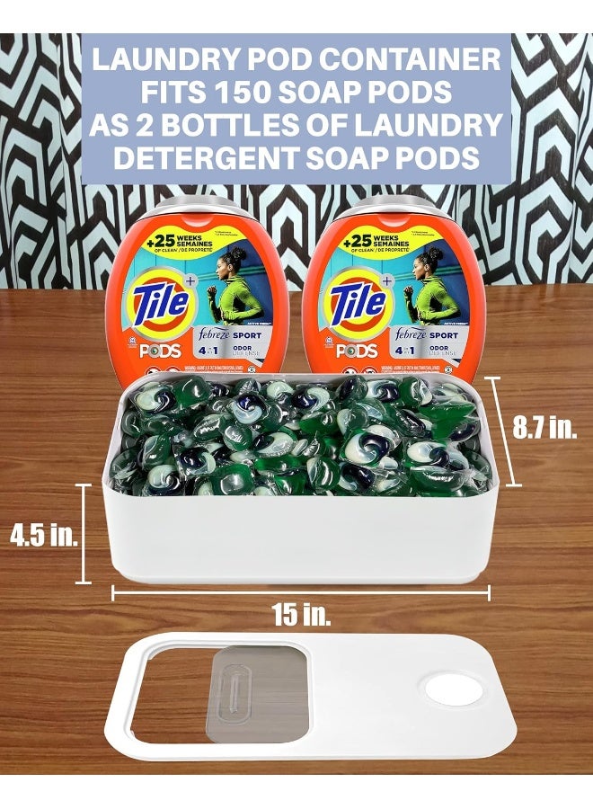 Skywin Skywin Laundry Pods Container with Slide Lid  - Image 2