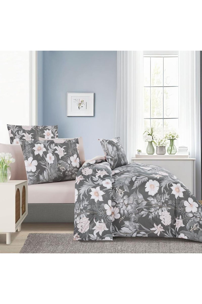 Melen Summer Double Reversible Bedspread 7-Piece - Orka - Cream - Beige - Image 3