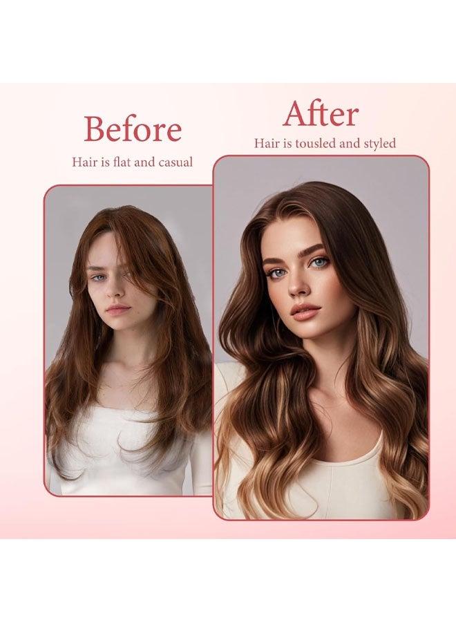 2PCS Hair Volume Clips & Root Lifter Comb: Volumizing Hair Clips for Styling, Bangs, and Curly Hair - Easy Root Lift for Fine or Thick Hair - Hair styling clips, volume clips for roots included (Pink) - Image 5