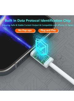 SYOSI USB C to Lightning Charge Adapter for iPhone 15, USB C Male to Lightning Female 60W PD Fast Charge &Data Transfer Converter Fit with iPhone 15 Pro/15 Pro Max,iPad Pro Air, Galaxy, Pixel(Not for Audio)  - Image 4