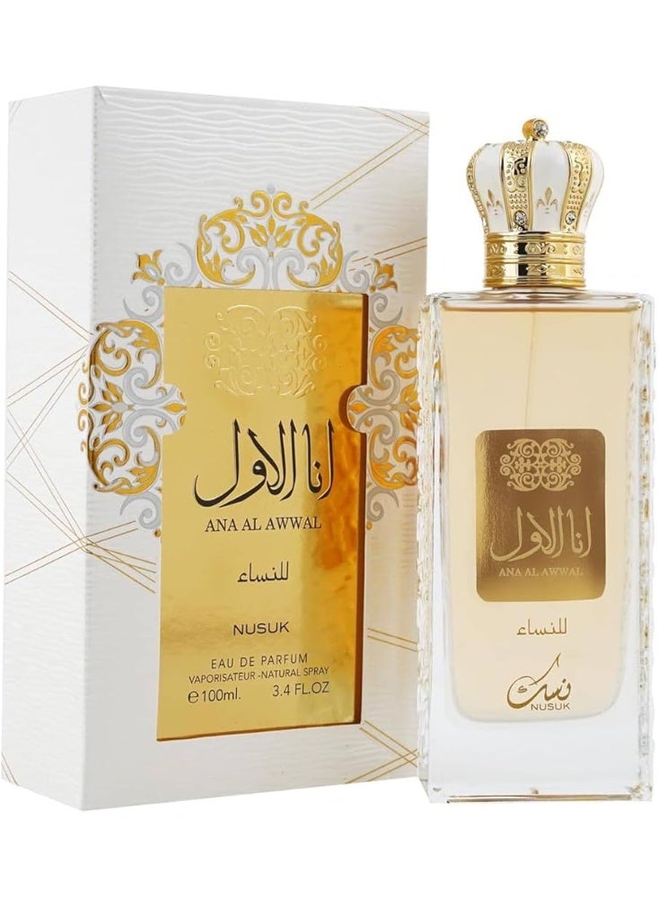 Ana Al Awwal by Nusuk Eau De Parfum Spray 34 oz 100 ml Women