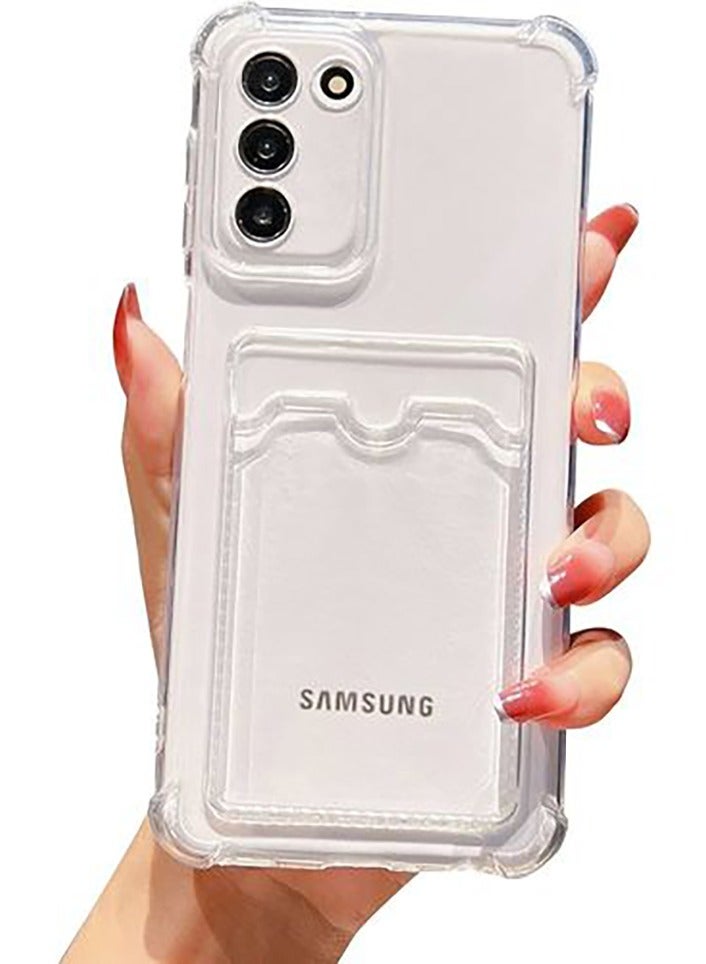 جراب محفظة شفاف لهاتف سامسونج جالاكسي اس 23 بلس Samsung S23+plus