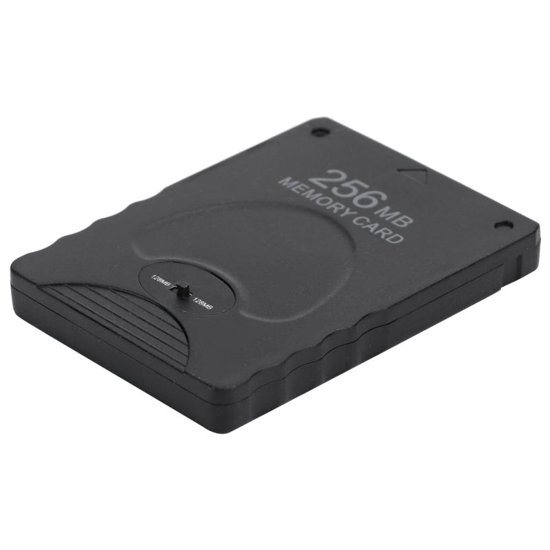 PS2 Memory Card 256MB Black - Fast Data Transfer, Universal PS2 Model Compatibility Gaming Memory Card for PlayStation 2 Game Console Data Storage - Image 2
