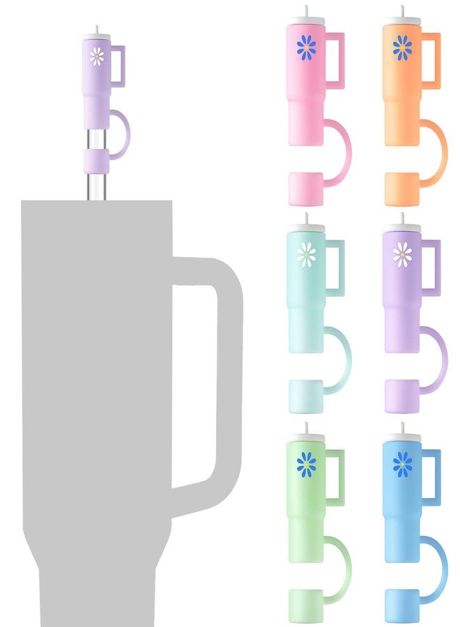 ان اي هوم مجموعة أغطية ماصة سيليكون من NiHome، 6 قطع، مناسبة لأكواب ستانلي كوينشر H2.0 سعة 30 أونصة/40 أونصة، مقاس 0.4 بوصة/10 مم، متوافقة مع أكواب ستانلي، أغطية طرفية للماصة مقاومة للغبار، خالية من مادة BPA، قابلة لإعادة الاستخدام - Image 1