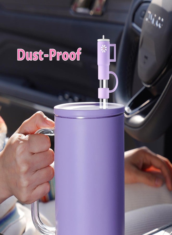 ان اي هوم مجموعة أغطية ماصة سيليكون من NiHome، 6 قطع، مناسبة لأكواب ستانلي كوينشر H2.0 سعة 30 أونصة/40 أونصة، مقاس 0.4 بوصة/10 مم، متوافقة مع أكواب ستانلي، أغطية طرفية للماصة مقاومة للغبار، خالية من مادة BPA، قابلة لإعادة الاستخدام - Image 4