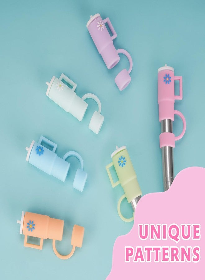 ان اي هوم مجموعة أغطية ماصة سيليكون من NiHome، 6 قطع، مناسبة لأكواب ستانلي كوينشر H2.0 سعة 30 أونصة/40 أونصة، مقاس 0.4 بوصة/10 مم، متوافقة مع أكواب ستانلي، أغطية طرفية للماصة مقاومة للغبار، خالية من مادة BPA، قابلة لإعادة الاستخدام - Image 5