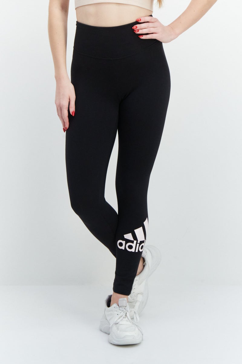 Adidas  leggings رياضية نسائية مناسبة للتدريب، سوداء - Image 1