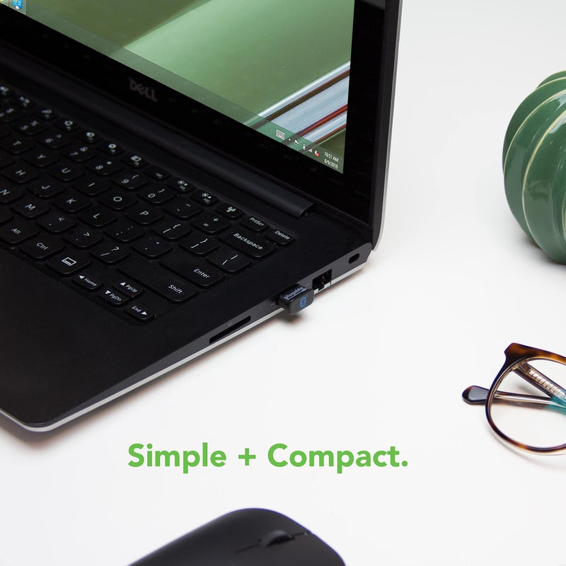 Plugable USB Bluetooth 4.0 Low Energy Micro Adapter (Compatible with Windows 11, 10, 8.x, 7, Classic Bluetooth, Gamepad, and Stereo Headset Compatible) - Image 3