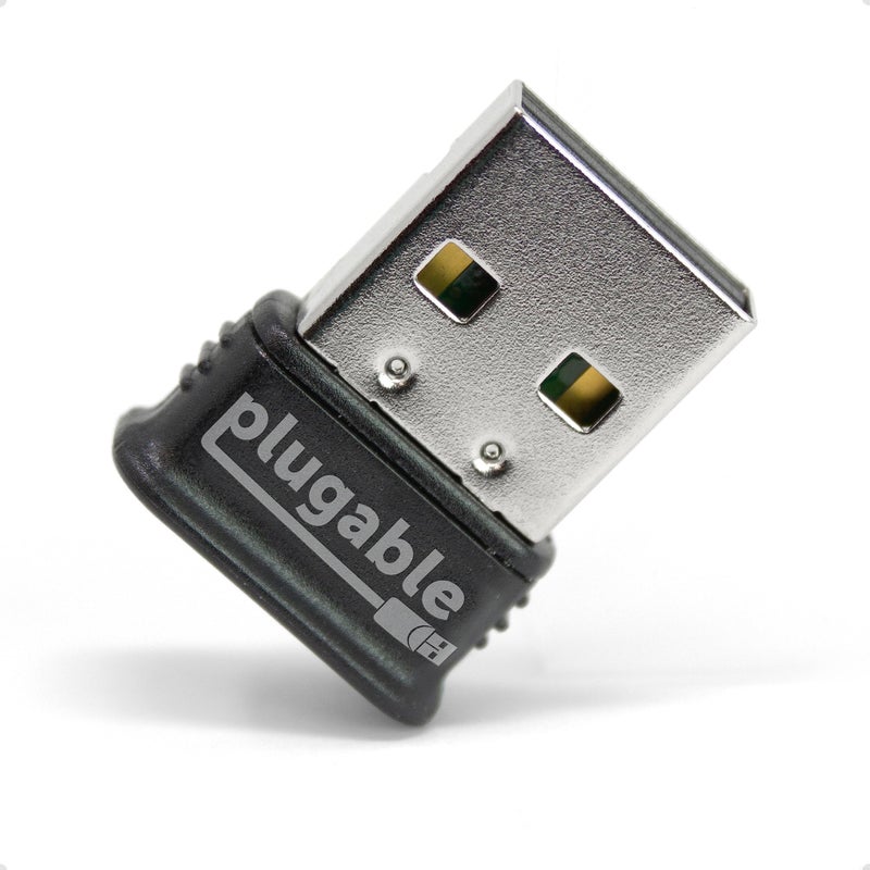 Plugable USB Bluetooth 4.0 Low Energy Micro Adapter (Compatible with Windows 11, 10, 8.x, 7, Classic Bluetooth, Gamepad, and Stereo Headset Compatible) - Image 1